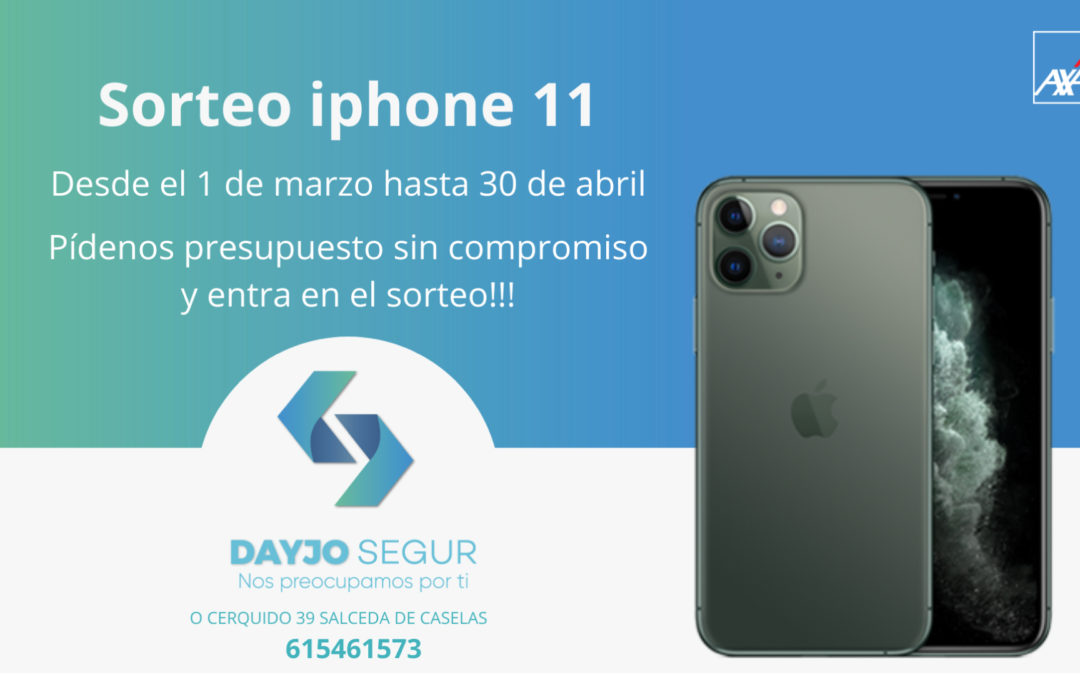 Gana un iPhone 11 con Dayjo Segur